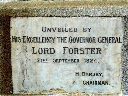 Brandon War Memorial Insc Brandon War Memorial Insc