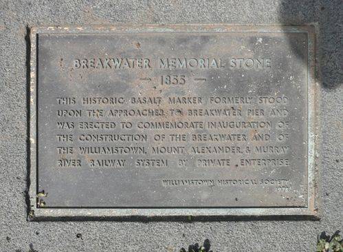 Breakwater Memorial Stone : 15-March-2012