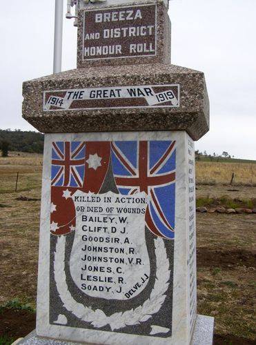 Breeza War Memorial : 16-August-2014