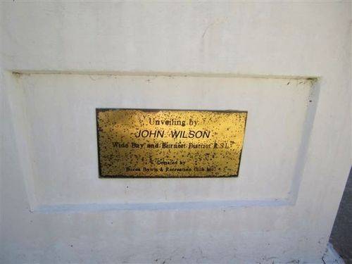 Bucca All Wars Unveiling Plaque: 24-05-2011