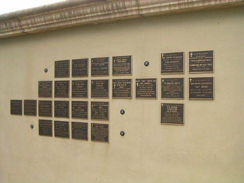 Memorial Wall Closeup / March 2013