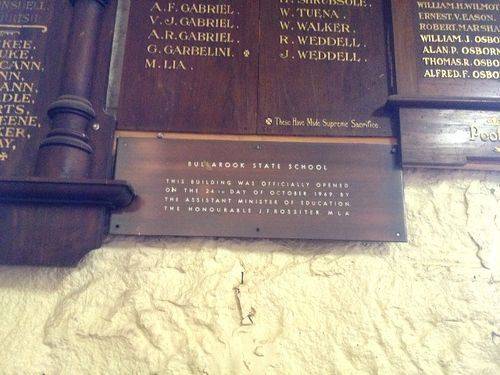 Bullarook S.S. Honour Roll 3 : November 2013 Bullarook S.S. Honour Roll 3 : November 2013