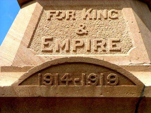 Bundamba War Memorial  Detail