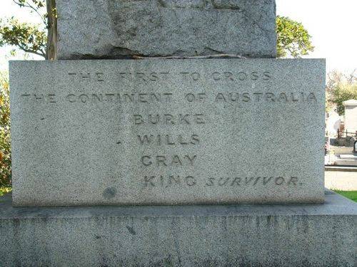 Burke + Wills Grave Monument