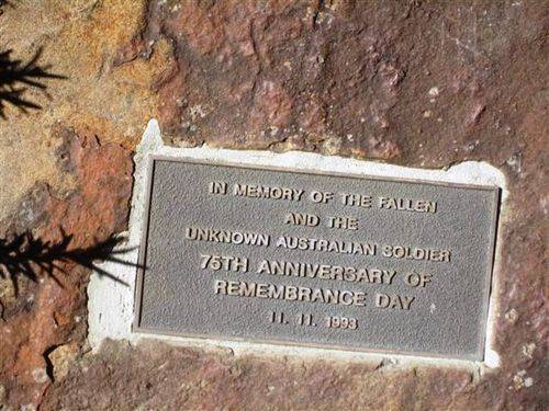 Burleigh Heads War Memorial Plaque 2 : 19-06-2013 Burleigh Heads War Memorial Plaque 2 : 19-06-2013