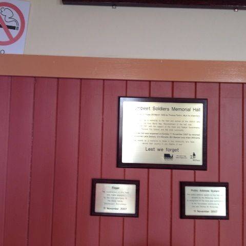 Soldiers Memorial Hall 2 : November 2013 Soldiers Memorial Hall 2 : November 2013