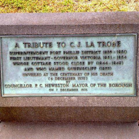 C.J. La Trobe Plaque : December 2013 C.J. La Trobe Plaque : December 2013