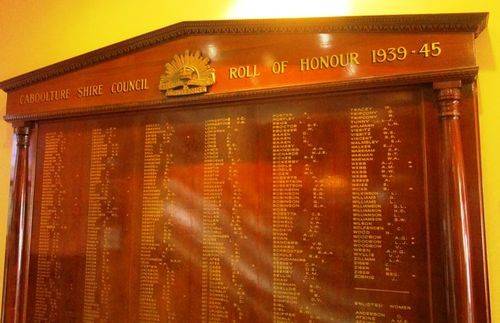 Caboolture Shire Council Roll of Honour Caboolture Shire Council Roll of Honour