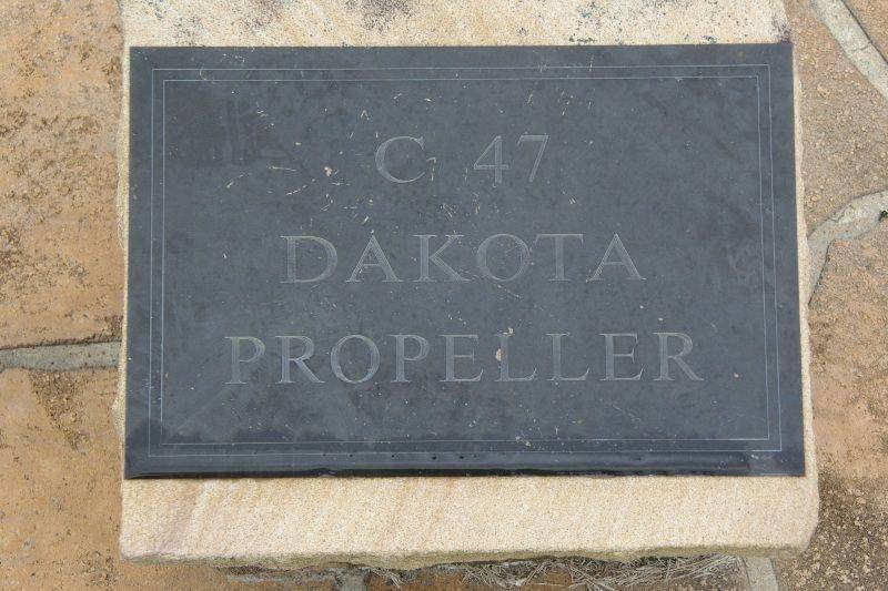 Propellor Plaque: 15-June-2015 Propellor Plaque: 15-June-2015
