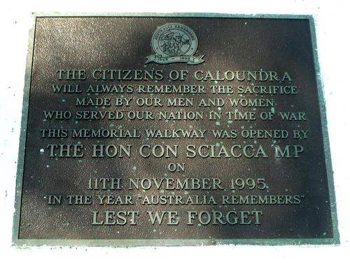 Caloundra Memorial Walkway Caloundra Memorial Walkway