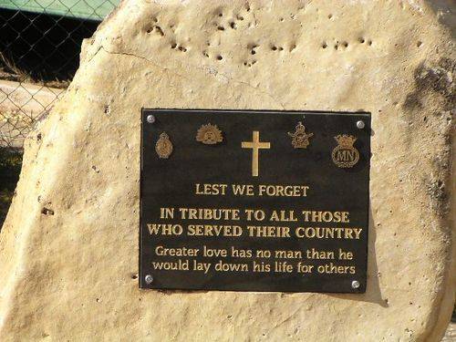 Camooweal War Memorial Inscription