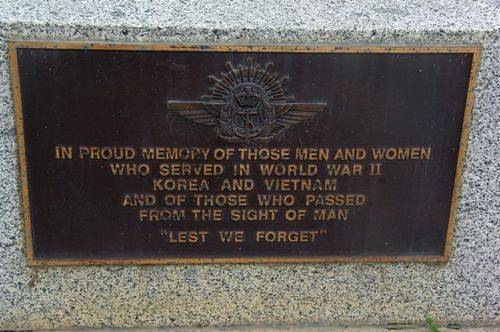 Front Inscription Plaque : December 2013 Front Inscription Plaque : December 2013