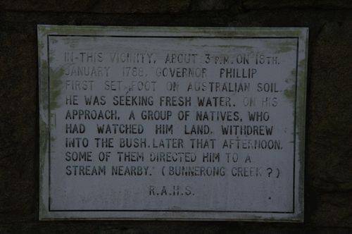 Captain Phillip Plaque : March 2013