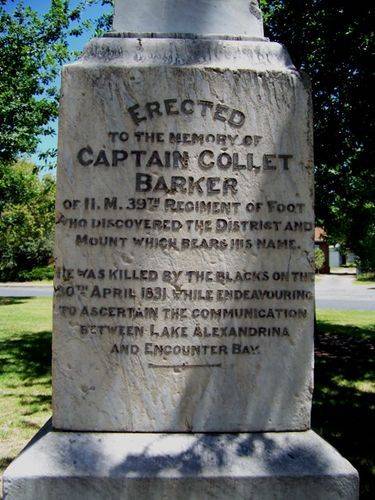 Captain Collet Barker : 14-January-2011