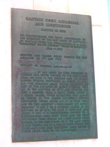 Captain Cook Plaque 3 / March 2013