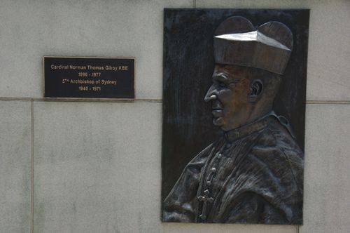 Cardinal Norman Thomas Gilroy Relief Portrait Cardinal Norman Thomas Gilroy Relief Portrait