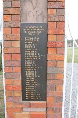 Cassilis War Memorial : 19-July-2011 Cassilis War Memorial : 19-July-2011