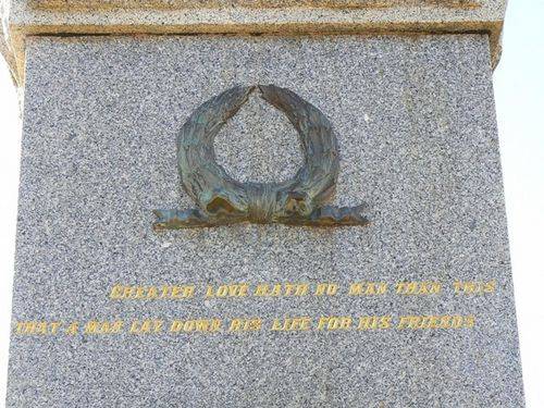 Casterton War Memorial Rear Casterton War Memorial Rear
