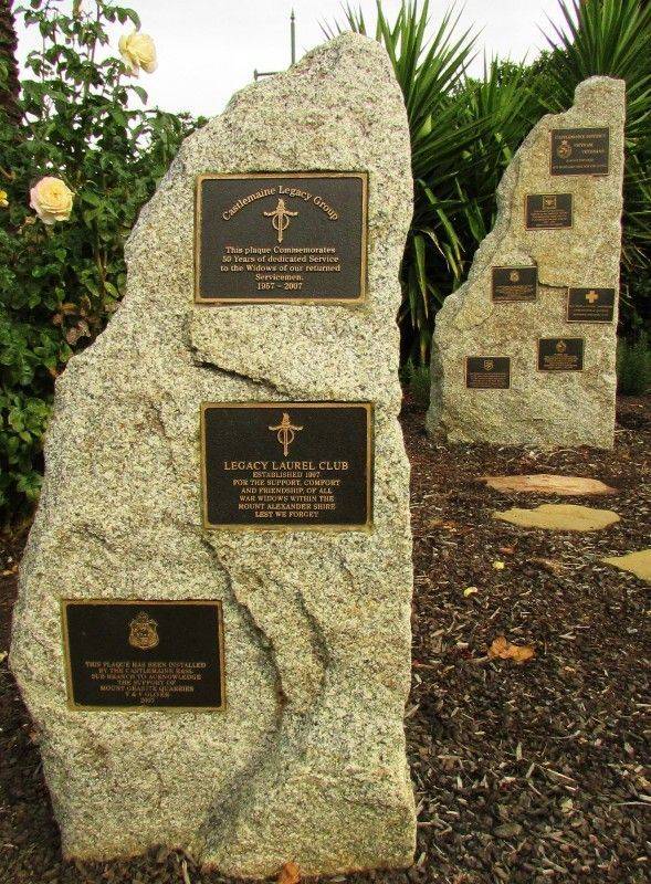 Memorial Plaques; 23-April-2015