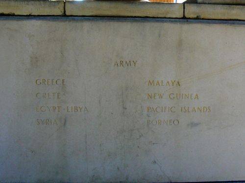 Caulfield War Memorial   Rear