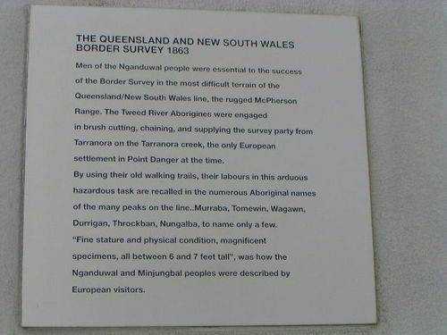 Border Survey Plaque / March 2013 Border Survey Plaque / March 2013