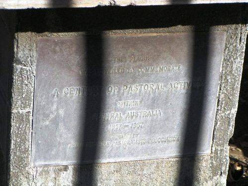 Centenary of Pastoral Industry Plaque