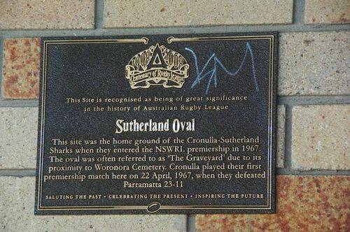 Centenary of Rugby League Plaque Centenary of Rugby League Plaque