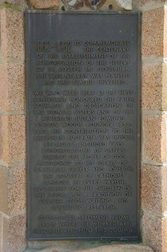 Centenary Inscription : June 2014