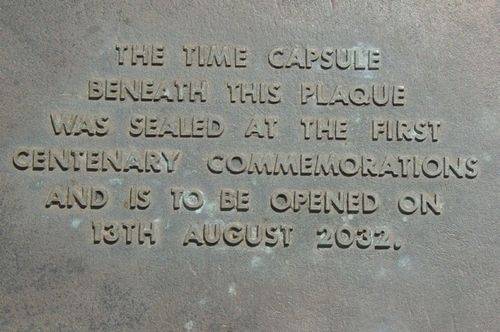 Time Capsule Inscription : June 2014 Time Capsule Inscription : June 2014