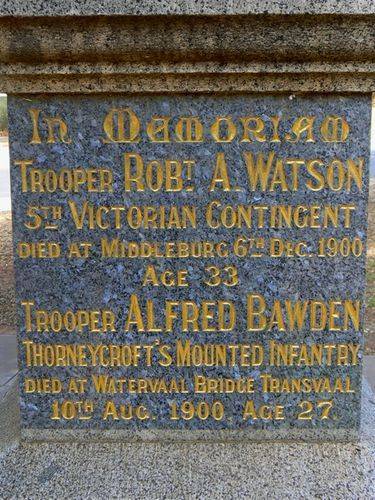 Charlton Boer War Memorial