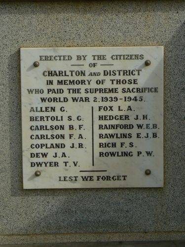 Charlton War Memorial Charlton War Memorial