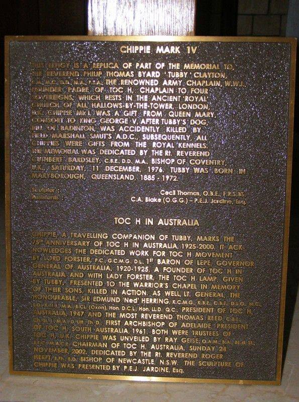Chippie Plaque : 31-August-2014