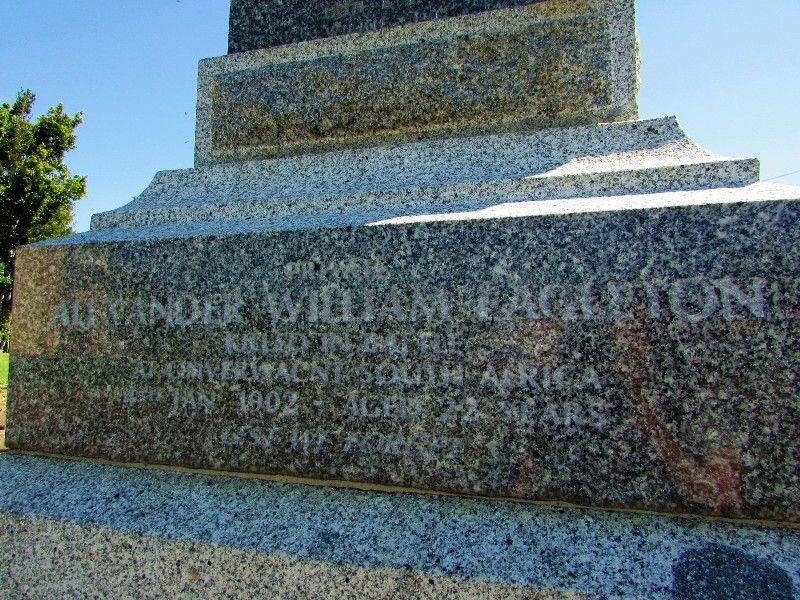 Eagleton Inscription: 12-September-2015