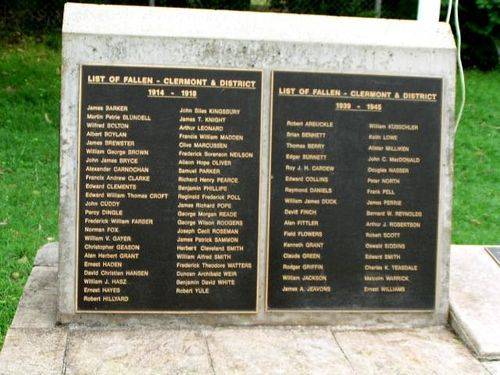 Clermont Remembrance Way Clermont Remembrance Way