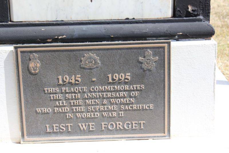 WW2 Plaque:24-February-2016