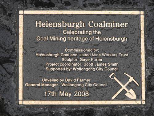 Coalminer Dedication Plaque Coalminer Dedication Plaque