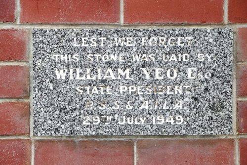 Cobargo RSL Hall Inscription : November 2013 Cobargo RSL Hall Inscription : November 2013