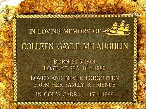 Colleen McLaughlin Inscription