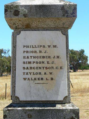 Concongella War Memorial : 30-December-2012