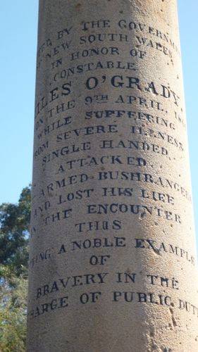 Constable Miles O`Grady : 06-October-2012