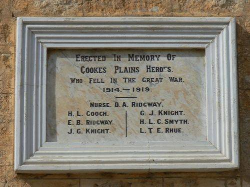 Cooke Plains Memorial Hall Cooke Plains Memorial Hall