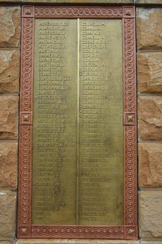 WW1 Honour Roll : July 2014 WW1 Honour Roll : July 2014