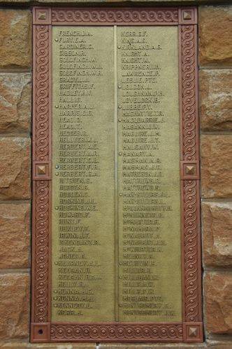 WW1 Honour Roll 2 : July 2014