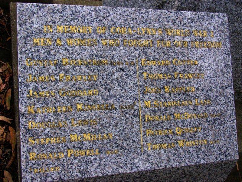 WW2 Inscription : 28-October-2014