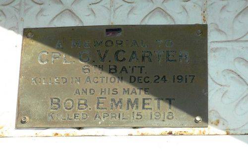 Corporal G.V. Carter & Bob Emmett : 08-June-2013