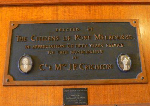 Councillor & Mrs. J. P. Crichton