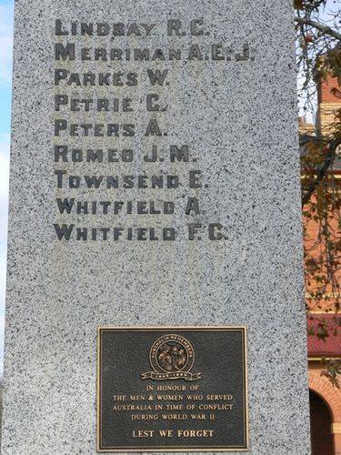 Creswick War Memorial Creswick War Memorial