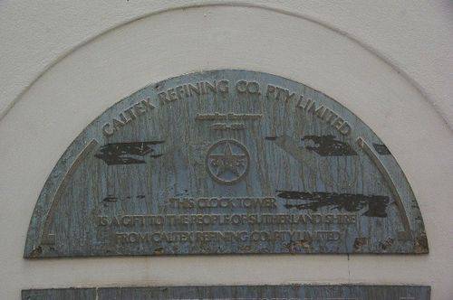 Cronulla Clock Tower Plaque