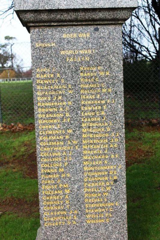 Honour Roll Column- Fallen :25-September-2016 (Roger Johnson) Honour Roll Column- Fallen :25-September-2016 (Roger Johnson)