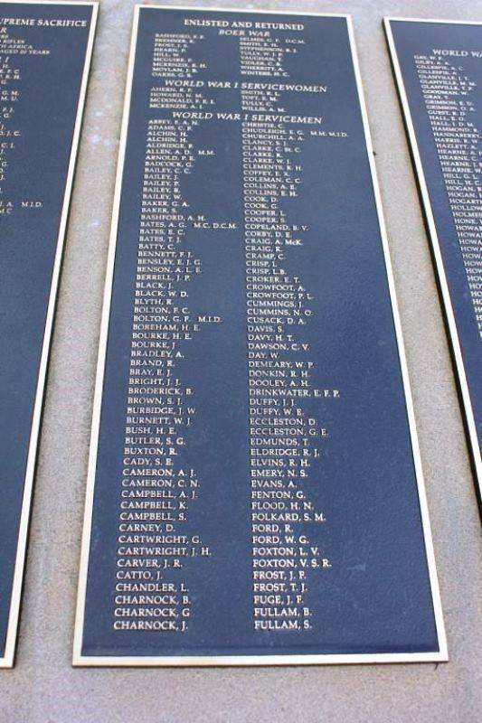 Honour Roll 2 : 25-September-2016 (Roger Johnson)